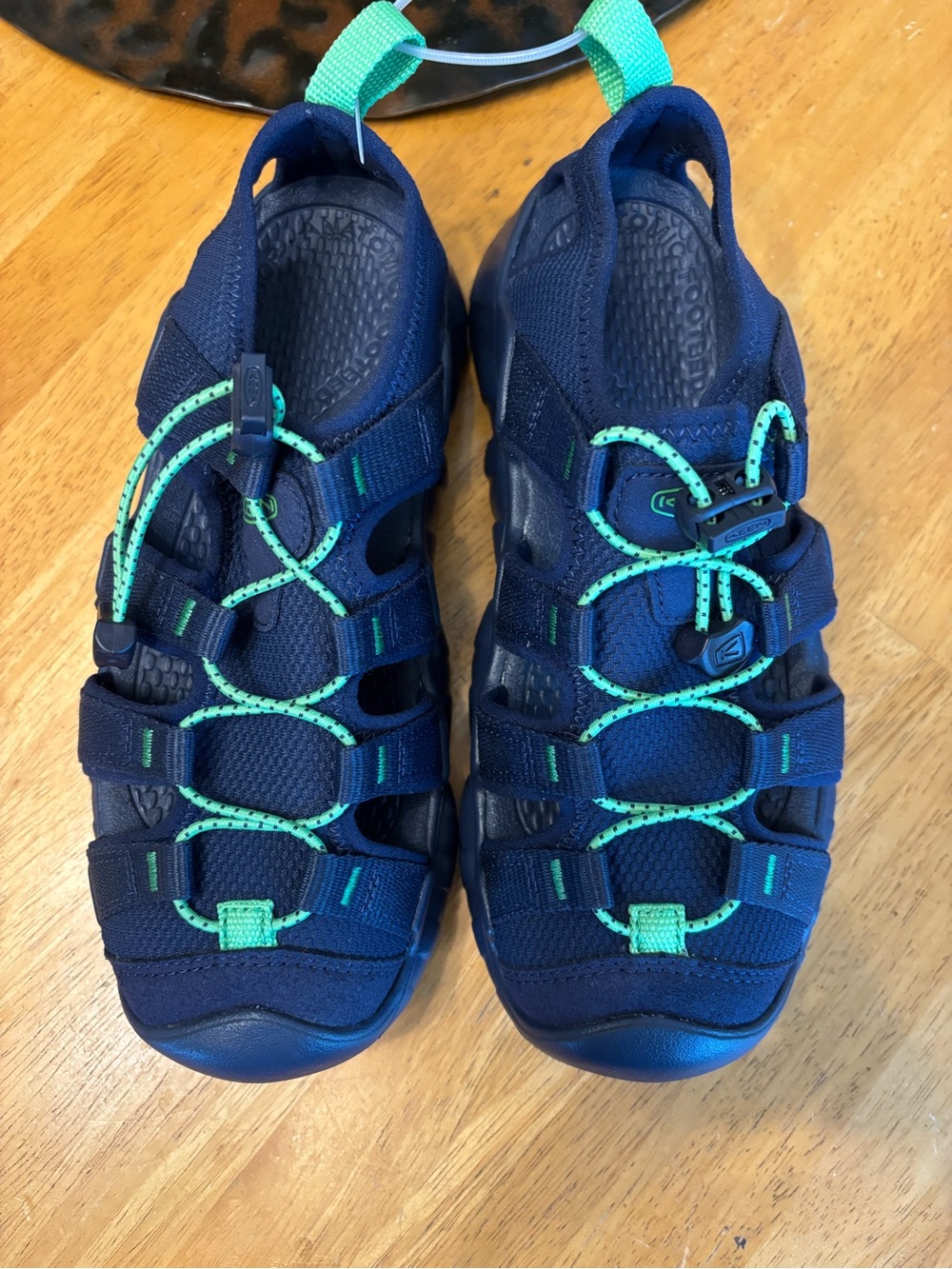 KEEN Kids Hyperport H2 Navy and Teal Waterproof Sport Sandals  *NEW*